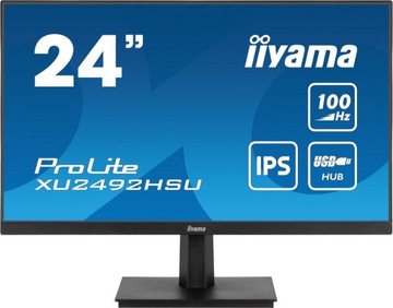 Monitor iiyama xu2492hsu, uszkodzona matryca.