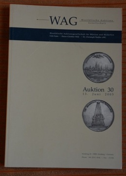 Katalog z aukcji 30 WAG z 13.06.2005