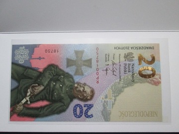 Banknot 20 złotych 2020r, Bitwa Warszawska