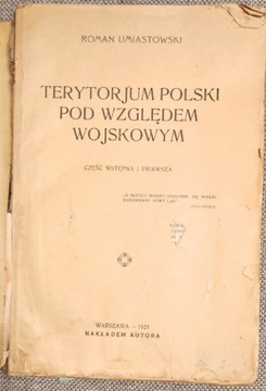 R. Umiastowski - Terytorium Polski pod względem...