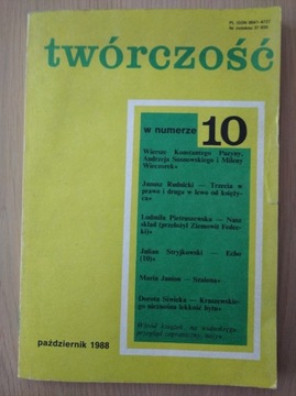 Twórczość1988 nr 10