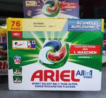 Ariel Uniwersalne Kapsułki do prania z Niemiec 76