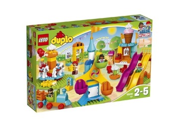 Klocki Lego Duplo. Zestaw Wesołe miasteczko + inne