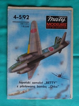 Mały Modelarz 4-5/92 Japoński samolot Betty 