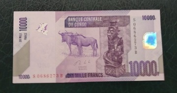 KONGO 10000 francs 2013 UNC 