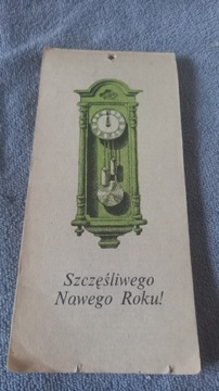 Kalendarz  wiszący z  1987