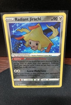 Karta Pokemon TCG Silver Tempest Radiant Jirachi