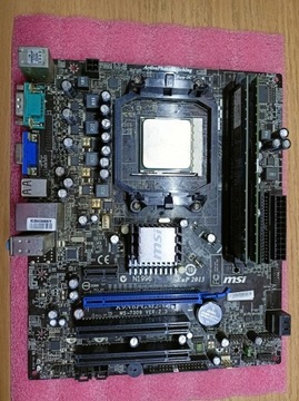 Płyta MSI K9N6PGM2-V2+AMD Phenom II X4 955+RAM 