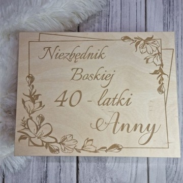 NIEZBĘDNIK urodzinowy personalizowany duży