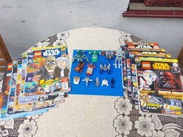 Lego Star Wars gazetki z klockami unikaty
