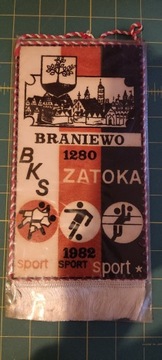 Proporczyk BKS Zatoka Braniewo PRL