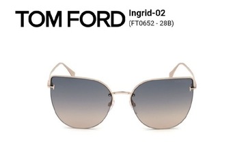 Okulary Tom Ford Ingrid-02(FT0652-28B)