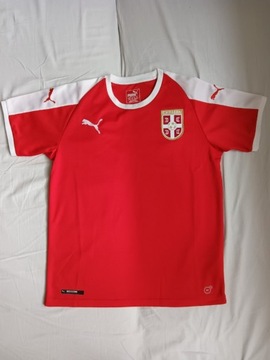T-shirt Puma klub sport czerwona Serbia