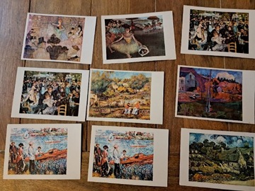 Stare czyste pocztówki 28szt - obrazy + konie