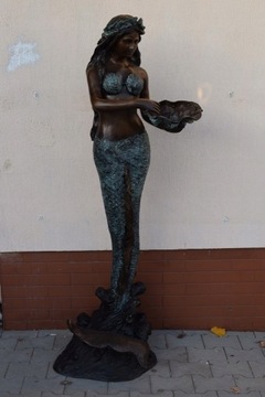 SYRENKA fontanna Z BRĄZU - SYRENA - FIGURA 180cm