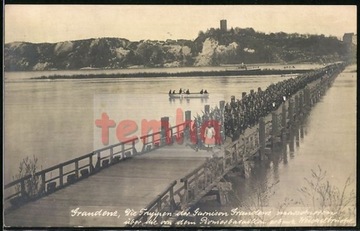 GRUDZIĄDZ Wojsko z twierdzy Graudenz most foto