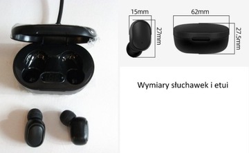 Słuchawki E7S Bluetooth 5.0 Sportowe z Mikrofonem