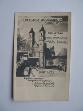 Obrazek  bierzmowanie  A. Baraniak Poznań  1966