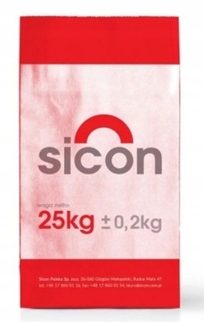 Posypka utwardzająca do betonu SICON 25kg PROMOCJA