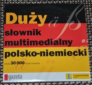 Duży słownik multimedialny polsko-niemiecki -CD