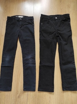 Spodnie jeansowe mix dziewczynka 122 cm