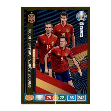 UEFA EURO 2020 Busquets / Ruiz / Rodri 441