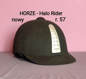 NOWY kask jeździecki HORZE Halo Rider - rozmiar 57