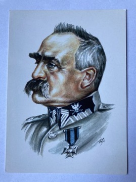 Józef Piłsudski pocztówka 
