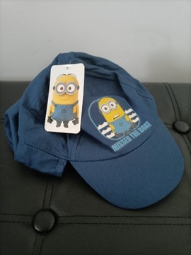 Czapka z daszkiem z osłoną na kark Minionki 