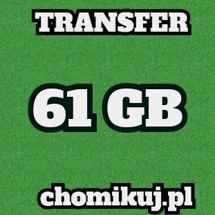Transfer 61 GB chomikuj  BEZTERMINOWO