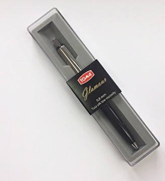 Długopis żelowy TOMA Glamour TO-807 w pudełku 0,8m