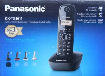 Cyfrowy telefon przenośny Panasonic KX-TG1611PDh