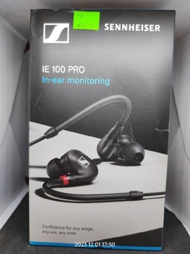 słuchawki SENNHEISER IE 100 PRO Black przewodowe