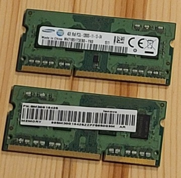 Pamięć RAM 2*4GB Lenovo G50-45 80E3