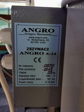 Zszywacz Angro x14