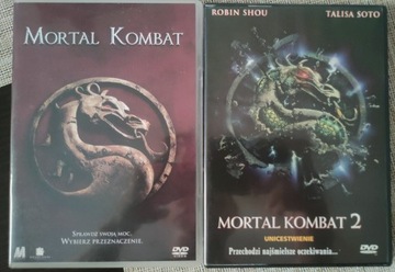 Mortal Kombat części 1 i 2 dvd Lektor PL 