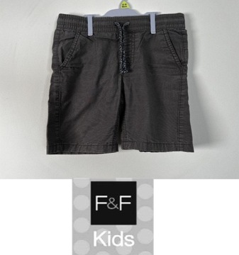 F&F Kids Spodnie Spodenki krótkie chłopiec 6-7