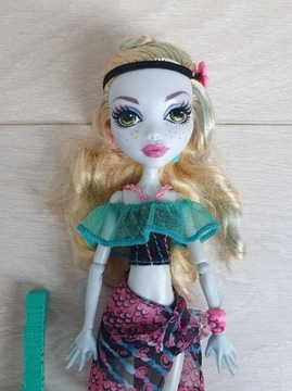 Lalka Monster High Lagoona szczotka