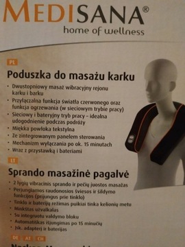 Poduszka do masażu karku - MEDISANA