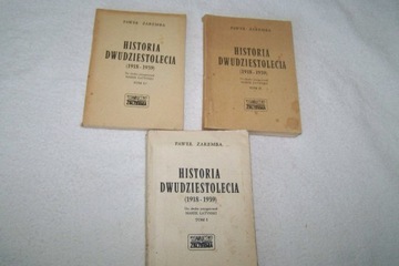 Paweł Zaremba Historia dwudziestolecia tomy 1-3