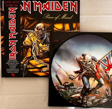 IRON MAIDEN - PIECE OF MIND / PICTURE DISK