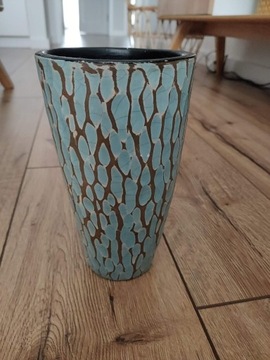 Turkusowy wazon ceramiczny nowy