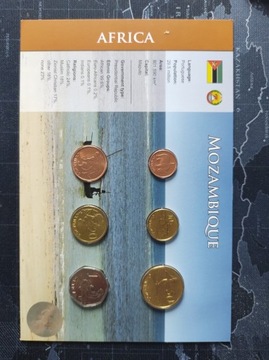 Pieniądze Świata Mozambik mennicze z certyfikatem 