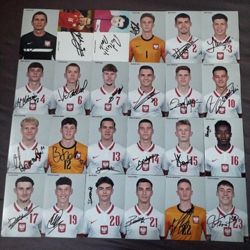 Autografy Reprezentacji Polski do lat 19 EURO2023