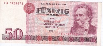Banknot 50 Marek DDR