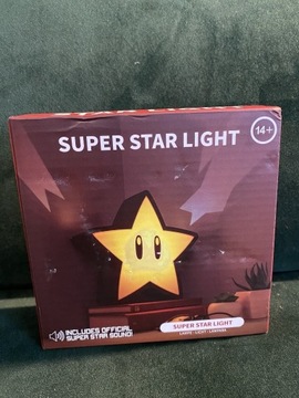 Unikatowa lampka nocna Super Mario 3D Gwiazdka