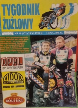 Żużel Speedway Tygodnik Żużlowy numer 48/1999ok