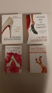Pakiet książek 4 książki Laurent weisberger