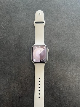 Apple Watch 9, 45 mm, księżycowa poświata