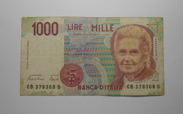stary banknot Włochy